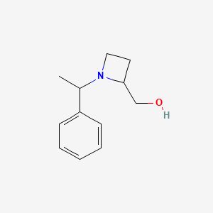 [1-(1-Phenylethyl)azetidin-2-yl]methanol