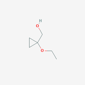 molecular formula C6H12O2 B14051678 (1-Ethoxycyclopropyl)methanol 