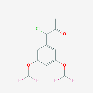 1-(3,5-Bis(difluoromethoxy)phenyl)-1-chloropropan-2-one