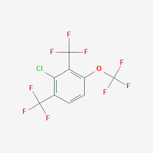 1,3-Bis(trifluoromethyl)-2-chloro-4-(trifluoromethoxy)benzene