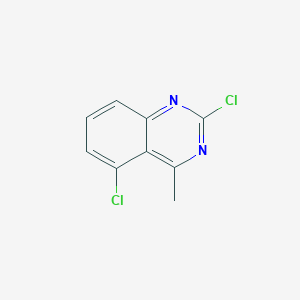 molecular formula C9H6Cl2N2 B14051701 2,5-Dichloro-4-methylquinazoline 