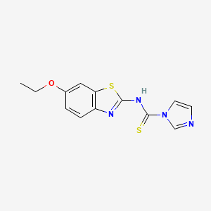 n-(6-Ethoxybenzo[d]thiazol-2-yl)-1h-imidazole-1-carbothioamide