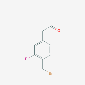 1-(4-(Bromomethyl)-3-fluorophenyl)propan-2-one