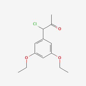 1-Chloro-1-(3,5-diethoxyphenyl)propan-2-one