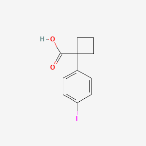 1-(4-Iodophenyl)cyclobutanecarboxylic acid