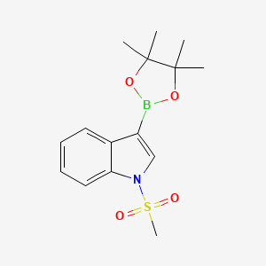 1-(methylsulfonyl)-3-(4,4,5,5-tetramethyl-1,3,2-dioxaborolan-2-yl)-1H-indole