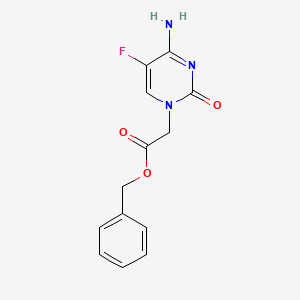 5-Fluorocytosin-1-yl-acetic acid benzyl ester