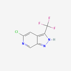 5-chloro-3-(trifluoromethyl)-1H-pyrazolo[3,4-c]pyridine