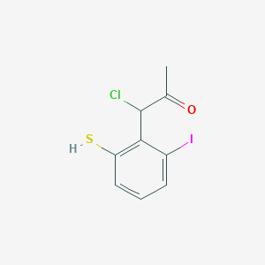 1-Chloro-1-(2-iodo-6-mercaptophenyl)propan-2-one