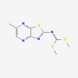 Dimethyl (6-methylthiazolo[4,5-b]pyrazin-2-yl)carbonimidodithioate