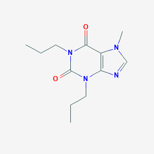 molecular formula C12H18N4O2 B014052 1,3-二丙基-7-甲基黄嘌呤 CAS No. 31542-63-9