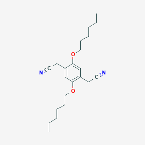 B140520 2-[4-(Cyanomethyl)-2,5-dihexoxyphenyl]acetonitrile CAS No. 151903-53-6
