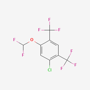 1,5-Bis(trifluoromethyl)-2-chloro-4-(difluoromethoxy)benzene