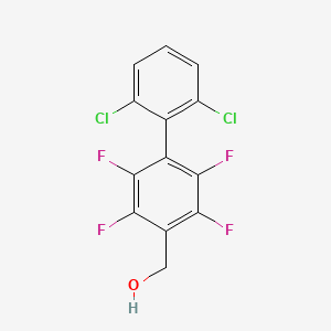 (2',6'-Dichloro-2,3,5,6-tetrafluoro-biphenyl-4-yl)-methanol