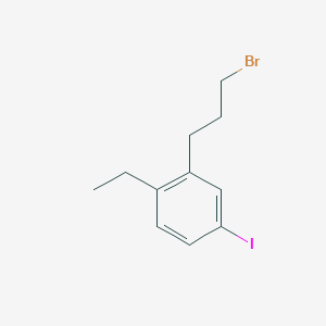 1-(3-Bromopropyl)-2-ethyl-5-iodobenzene