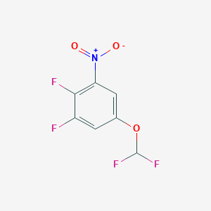 1,2-Difluoro-5-difluoromethoxy-3-nitrobenzene