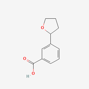 molecular formula C11H12O3 B1405209 3-(四氢呋喃-2-基)苯甲酸 CAS No. 1780978-54-2