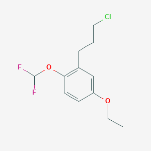 1-(3-Chloropropyl)-2-(difluoromethoxy)-5-ethoxybenzene