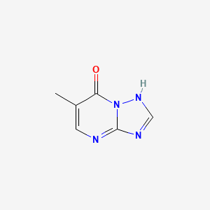 molecular formula C6H6N4O B14052109 6-Methyl[1,2,4]triazolo[1,5-a]pyrimidin-7-ol CAS No. 100047-47-0