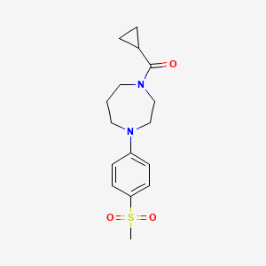 1-Cyclopropanecarbonyl-4-(4-methanesulfonylphenyl)-1,4-diazepane