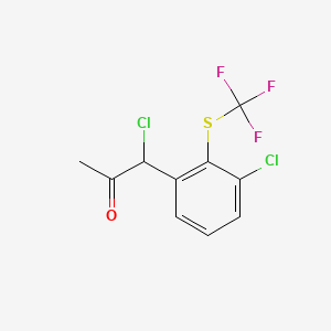 1-Chloro-1-(3-chloro-2-(trifluoromethylthio)phenyl)propan-2-one