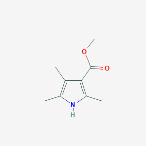 molecular formula C9H13NO2 B14052148 methyl 2,4,5-trimethyl-1H-pyrrole-3-carboxylate 