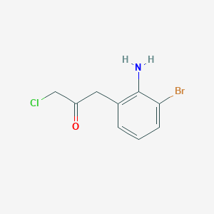 1-(2-Amino-3-bromophenyl)-3-chloropropan-2-one