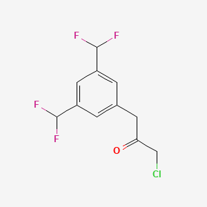 1-(3,5-Bis(difluoromethyl)phenyl)-3-chloropropan-2-one