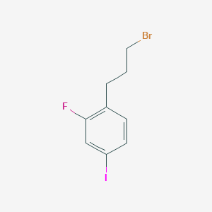 1-(3-Bromopropyl)-2-fluoro-4-iodobenzene