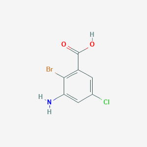 3-Amino-2-bromo-5-chlorobenzoic acid