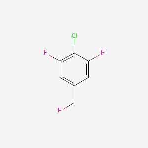 1-Chloro-2,6-difluoro-4-(fluoromethyl)benzene