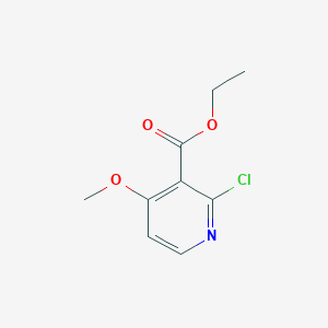 molecular formula C9H10ClNO3 B1405229 Ethyl 2-chloro-4-methoxynicotinate CAS No. 864229-51-6