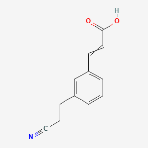 (E)-3-(3-(2-Cyanoethyl)phenyl)acrylic acid