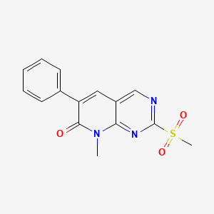 8-Methyl-2-(methylsulfonyl)-6-phenylpyrido[2,3-d]pyrimidin-7(8H)-one