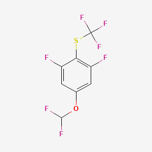 1,3-Difluoro-5-difluoromethoxy-2-(trifluoromethylthio)benzene