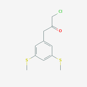 1-(3,5-Bis(methylthio)phenyl)-3-chloropropan-2-one