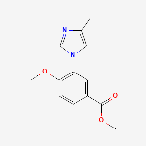 methyl 4-methoxy-3-(4-methyl-1H-imidazol-1-yl)benzoate