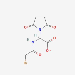 2-[(2-Bromoacetyl)amino]-2-(2,5-dioxopyrrolidin-1-yl)acetate