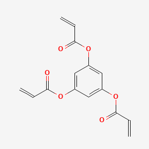 molecular formula C15H12O6 B14052401 2-Propenoic acid, 1,3,5-benzenetriyl ester (9CI) 