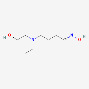 (E)-5-(Ethyl(2-hydroxyethyl)amino)pentan-2-one oxime