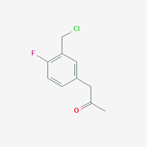 1-(3-(Chloromethyl)-4-fluorophenyl)propan-2-one