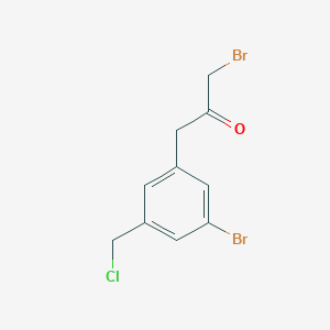 1-Bromo-3-(3-bromo-5-(chloromethyl)phenyl)propan-2-one