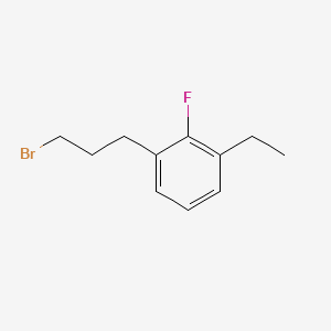 1-(3-Bromopropyl)-3-ethyl-2-fluorobenzene