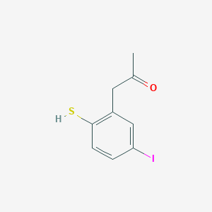 1-(5-Iodo-2-mercaptophenyl)propan-2-one