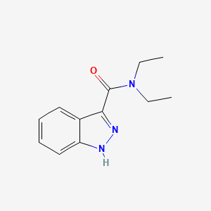 N,N-diethyl-1H-indazole-3-carboxamide