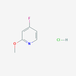 molecular formula C6H7ClFNO B14052556 4-Fluoro-2-methoxypyridine hydrochloride 