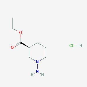 ethyl (3S)-1-aminopiperidine-3-carboxylate hydrochloride