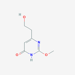 6-(2-hydroxyethyl)-2-methoxypyrimidin-4(3H)-one