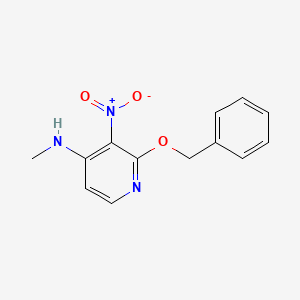 2-(benzyloxy)-N-methyl-3-nitropyridin-4-amine