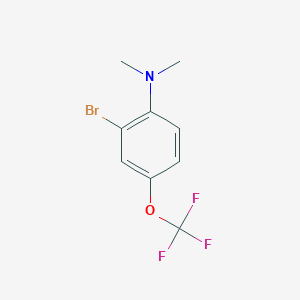 1-Bromo-2-dimethylamino-5-(trifluoromethoxy)benzene